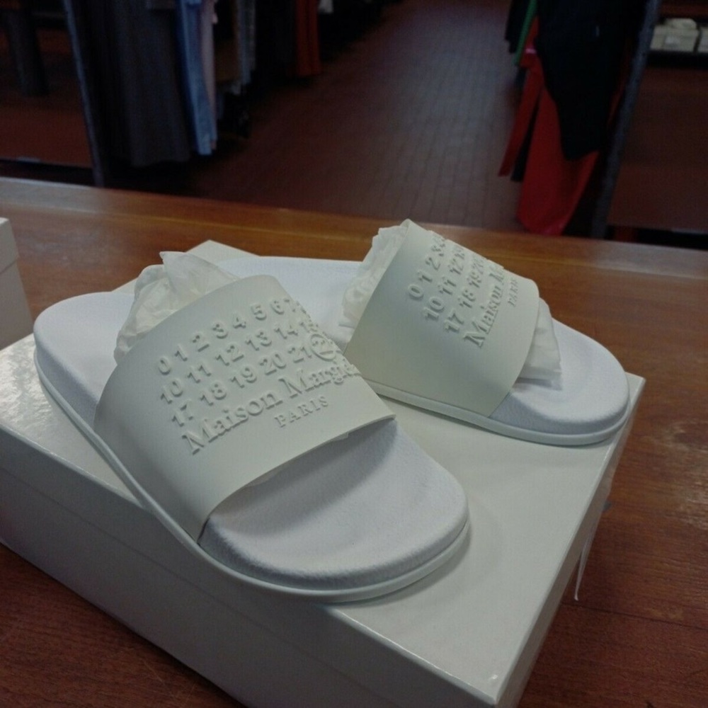 Maison Margiela White Slippers